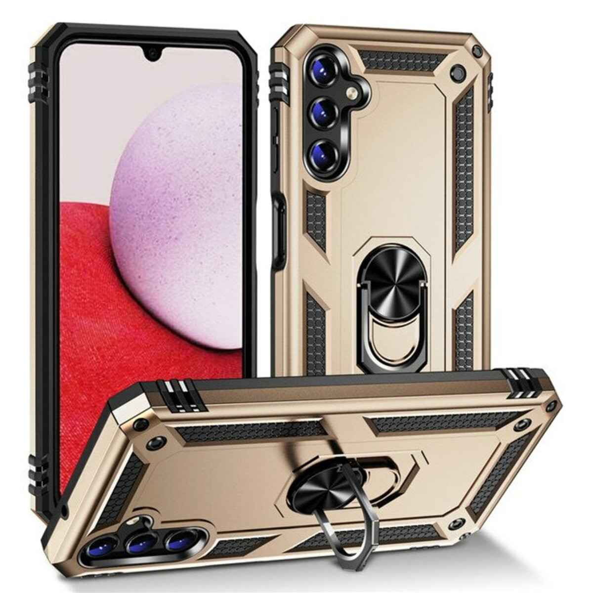 Чохол Cosmic Robot Ring for Samsung Galaxy A14 4G/5G Gold - 1
