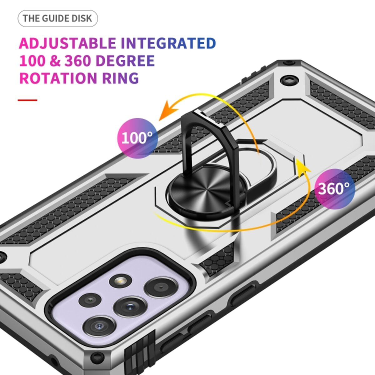 Чохол Cosmic Robot Ring for Samsung Galaxy A33 5G Silver - 4