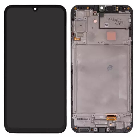 Дисплейний модуль для Samsung A245 Galaxy A24, з рамкою, Original PRC, Black - 1