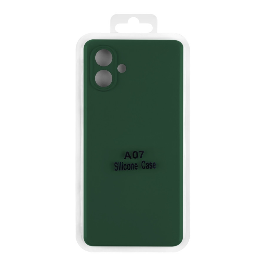 Чохол Silicone Cover для Samsung A075 Galaxy A07, Dark Green - 3