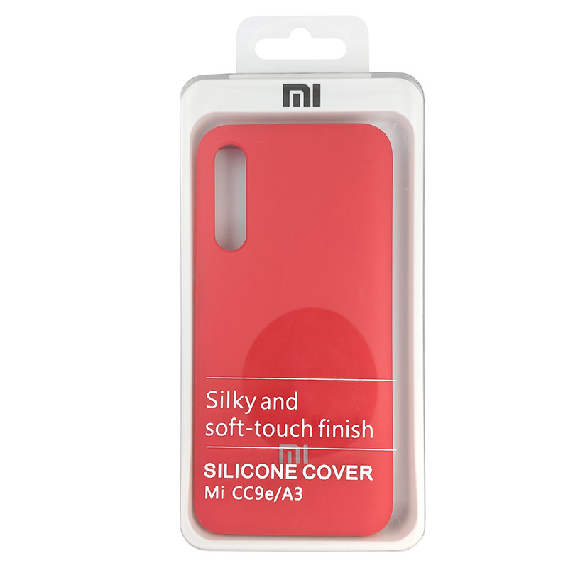 Чохол Silicone Case for Xiaomi Mi A3/CC9e Red (14) - 3