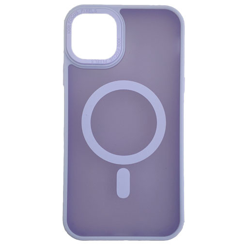 Чохол Stiff Cover Colorful Matte with Magsafe iPhone 12/12 Pro Light Violet - 1