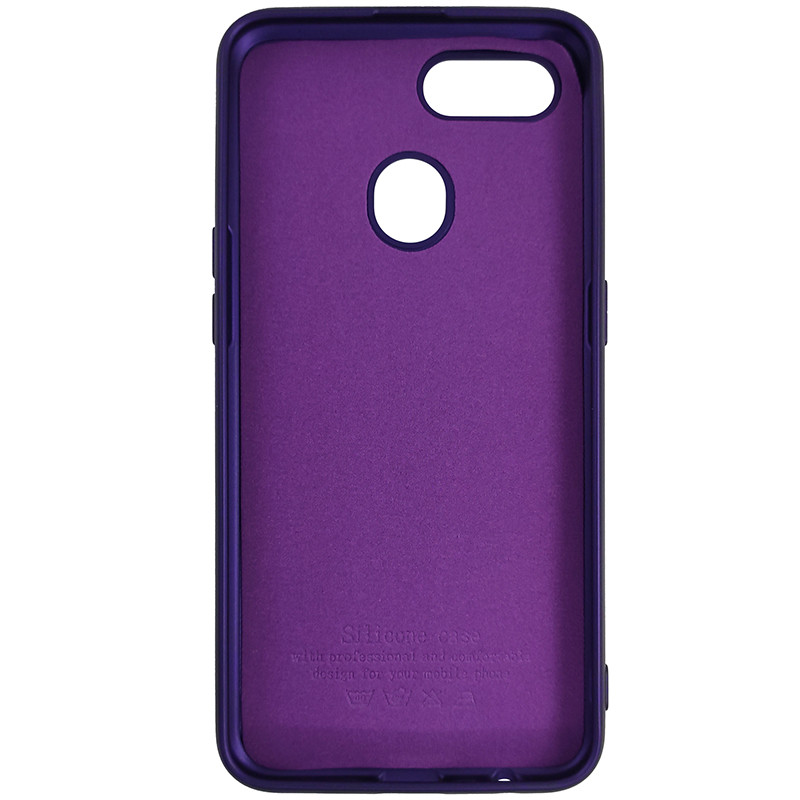 Чохол Silicone Case for Oppo A12\A7 Purple (30) - 3