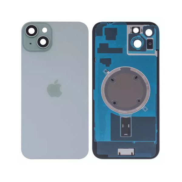 Задня кришка для iPhone 15 Plus, із склом камери, High Copy, Green - 1
