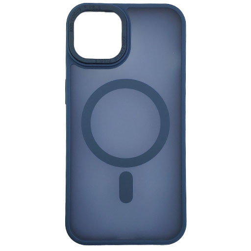 Чохол Stiff Cover Colorful Matte with Magsafe iPhone 14 Blue - 1