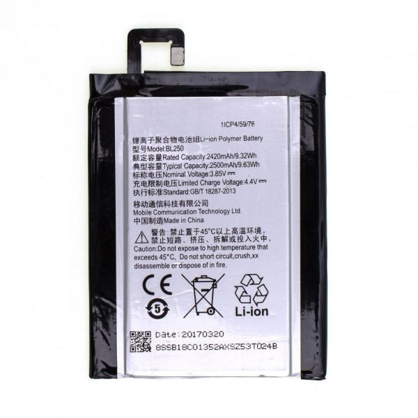 Акумулятор Lenovo Vibe S1 / BL250 (AAAA) - 1