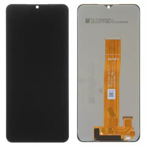 Дисплейний модуль для Samsung A125F Galaxy A12, A125F_REV0.1 FPC6509-1/HL6512JX, Original PRC, Black - 1