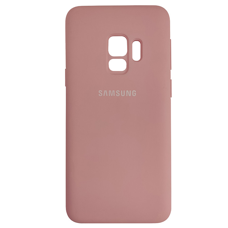 Чохол Silicone Case for Samsung S9 Pink (12) - 1