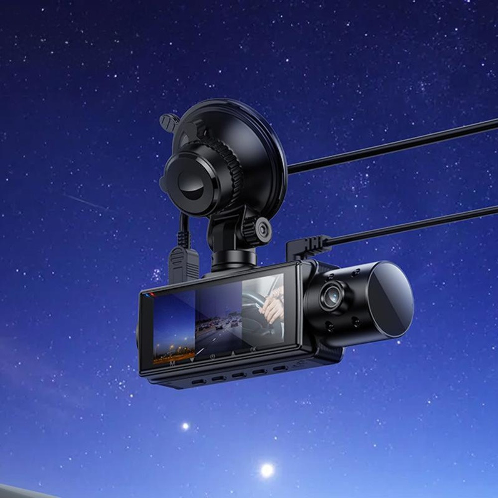 Відеореєстратор Hoco DI61, Wi-Fi, Black - 6