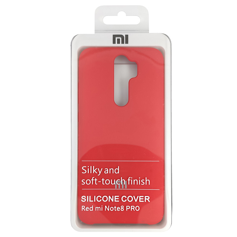 Чохол Silicone Case for Xiaomi Redmi Note 8 Pro Red (14) - 2