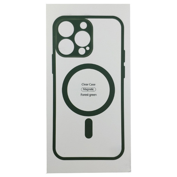 Чохол Transparante Case with MagSafe для iPhone 15 Green - 2