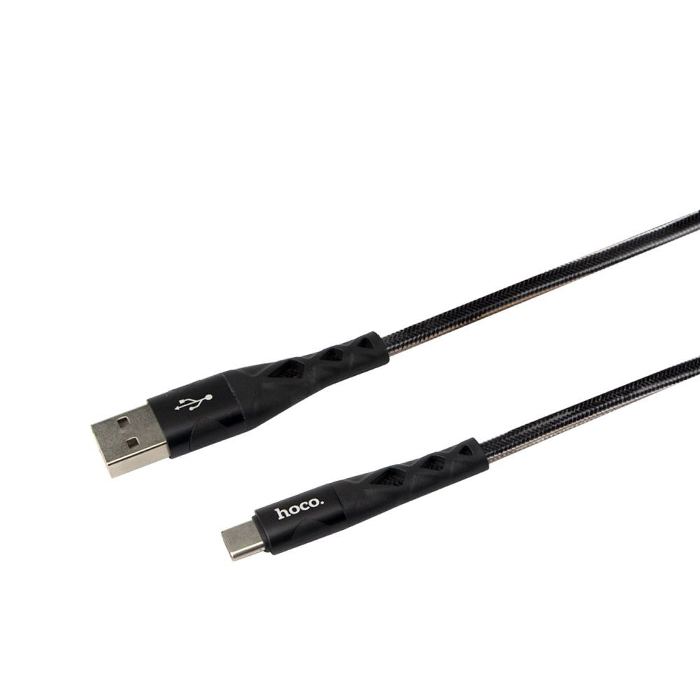 Кабель Hoco U105, Type-C, 1.2m, 3A, Black - 10