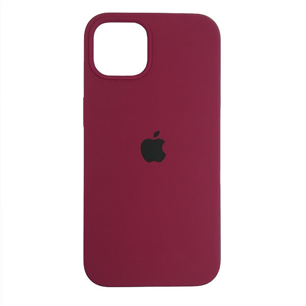 Чохол Copy Silicone Case iPhone 14 Plus Bordo (52) - 1