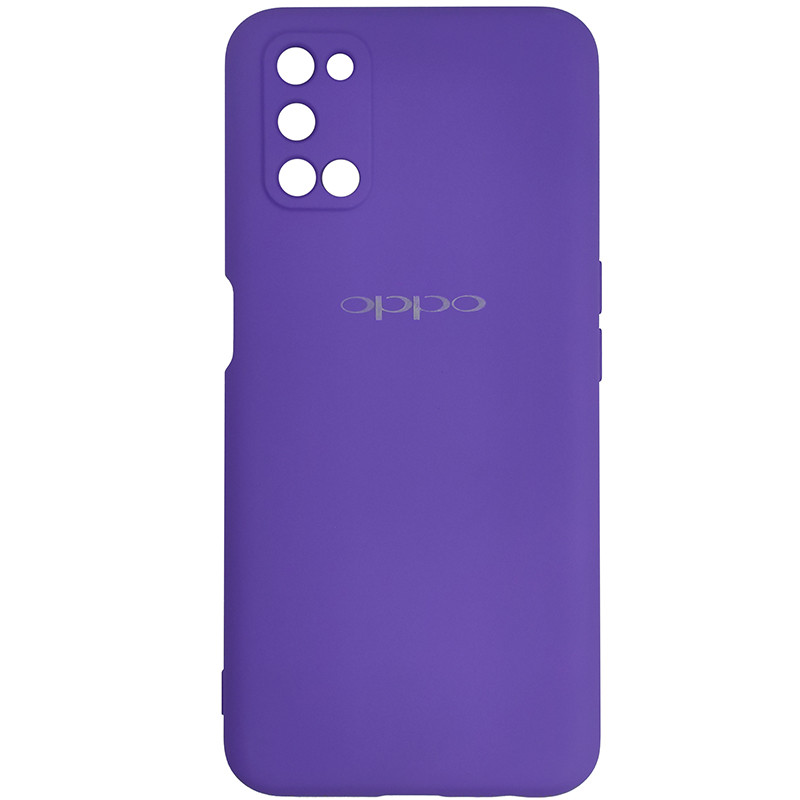 Чохол Silicone Case for Oppo A52\A72 Light Violet (41) - 1