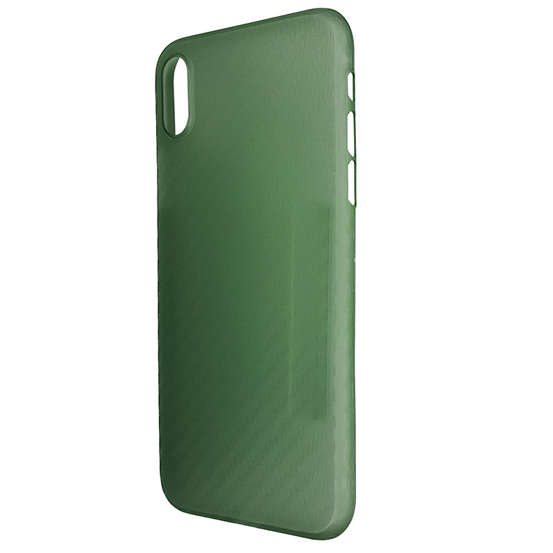 Чохол Anyland Carbon Ultra thin для Apple iPhone X/XS Green - 2