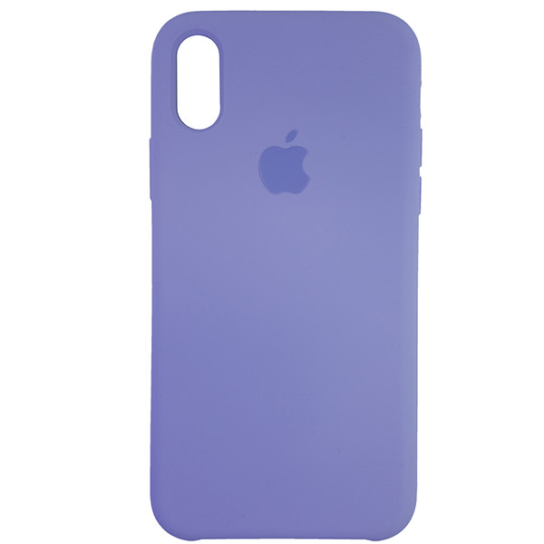 Чохол Copy Silicone Case iPhone X/XS Light Violet (41) - 3