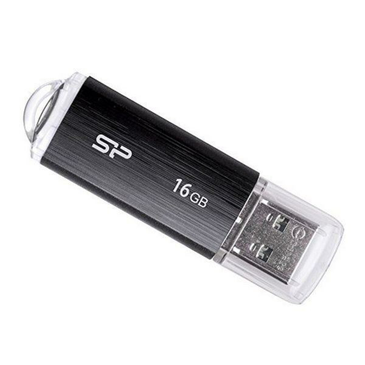 Flash SiliconPower USB 2.0 Ultima U02 16Gb Black - 2