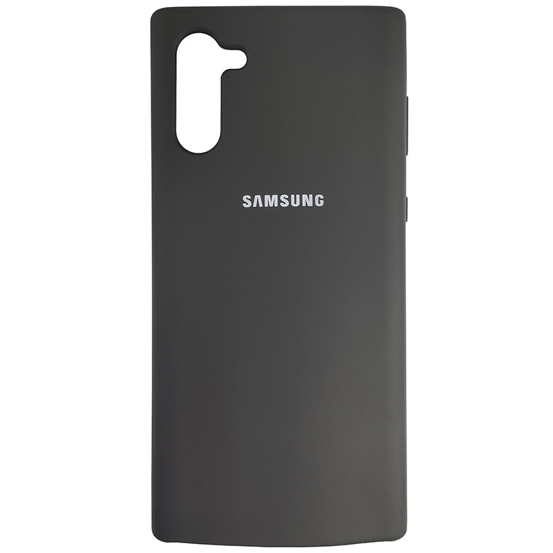 Чохол Silicone Case for Samsung Note 10 Black (18) - 1