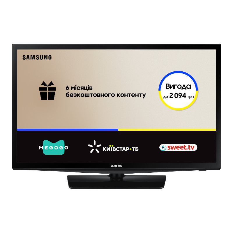 Телевізор LED Samsung UE24N4500AUXUA, Smart TV, Wi-Fi, 1366x768 - 1