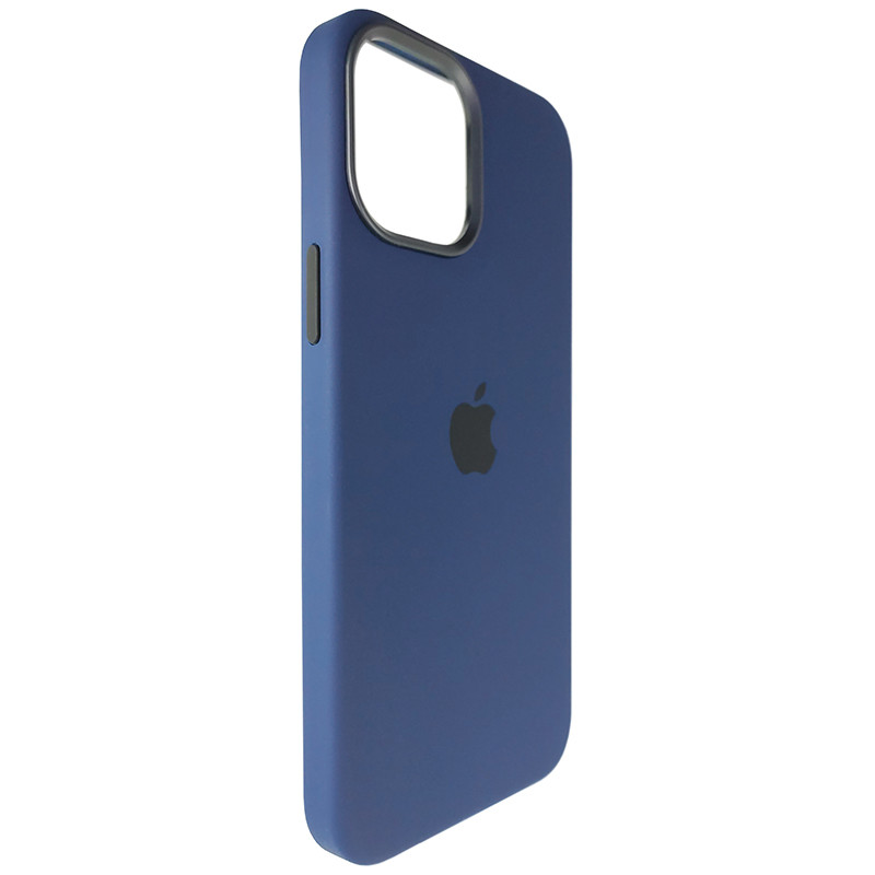 Чохол HQ Silicone Case iPhone 12 Pro Max Navy Blue (без MagSafe) - 3