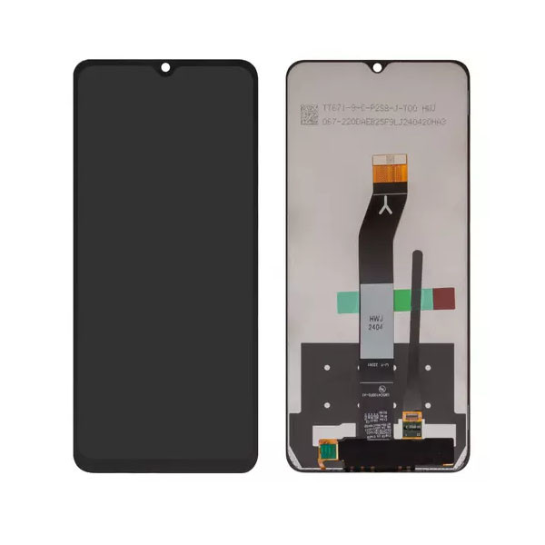 Дисплейний модуль для Xiaomi Poco C61, Redmi A3, Redmi A3x, Service Pack, Black - 1