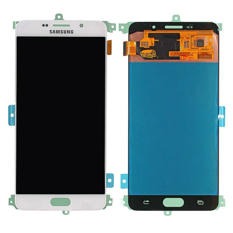 Дисплейний модуль Samsung A710H Galaxy A7 (2016) (Super AMOLED) (Service Pack Original), White - 1