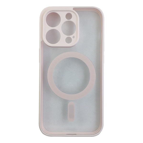 Чохол Transparante Case with MagSafe для iPhone 12 Pro Max Sand Pink - 1
