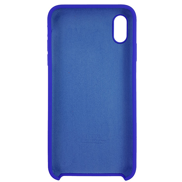 Чохол Copy Silicone Case iPhone XS Max Blue (40) - 4