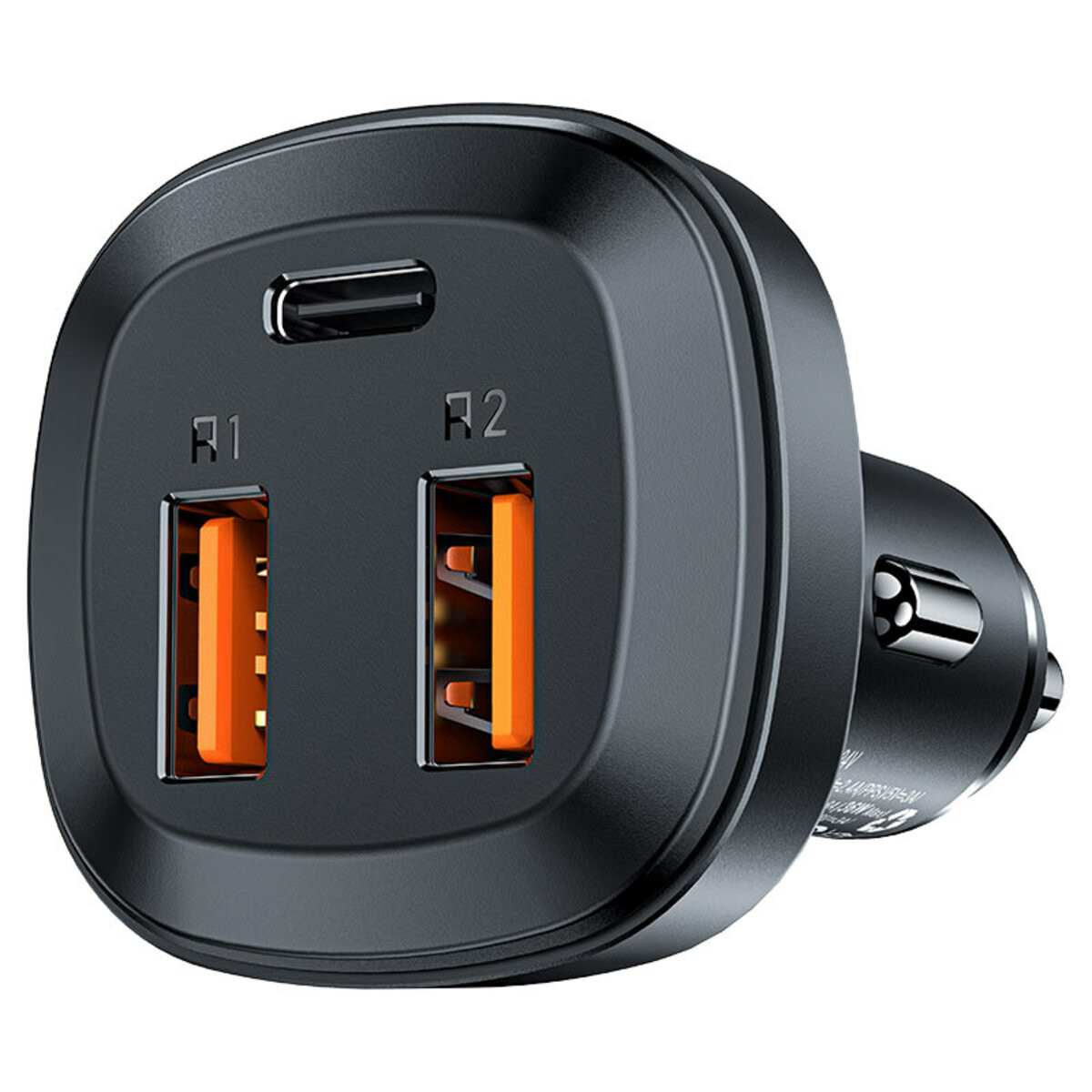 Автомобільний зарядний пристрій Acefast B9, 66W, 2xUSB-A, 1xType-C Black - 7