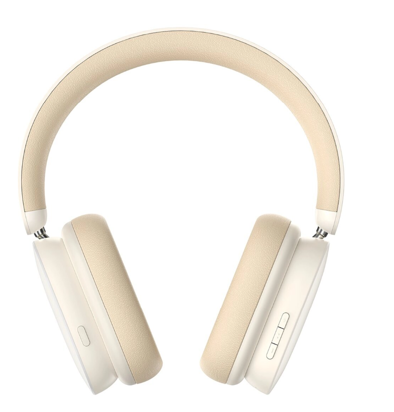 Безпровідна гарнітура Baseus Bowie H1 Noise-Cancellation Wireless Headphones Creamy-White - 2