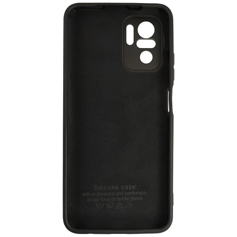 Чохол Silicone Case for Xiaomi Redmi Note 10 Black (18) - 3