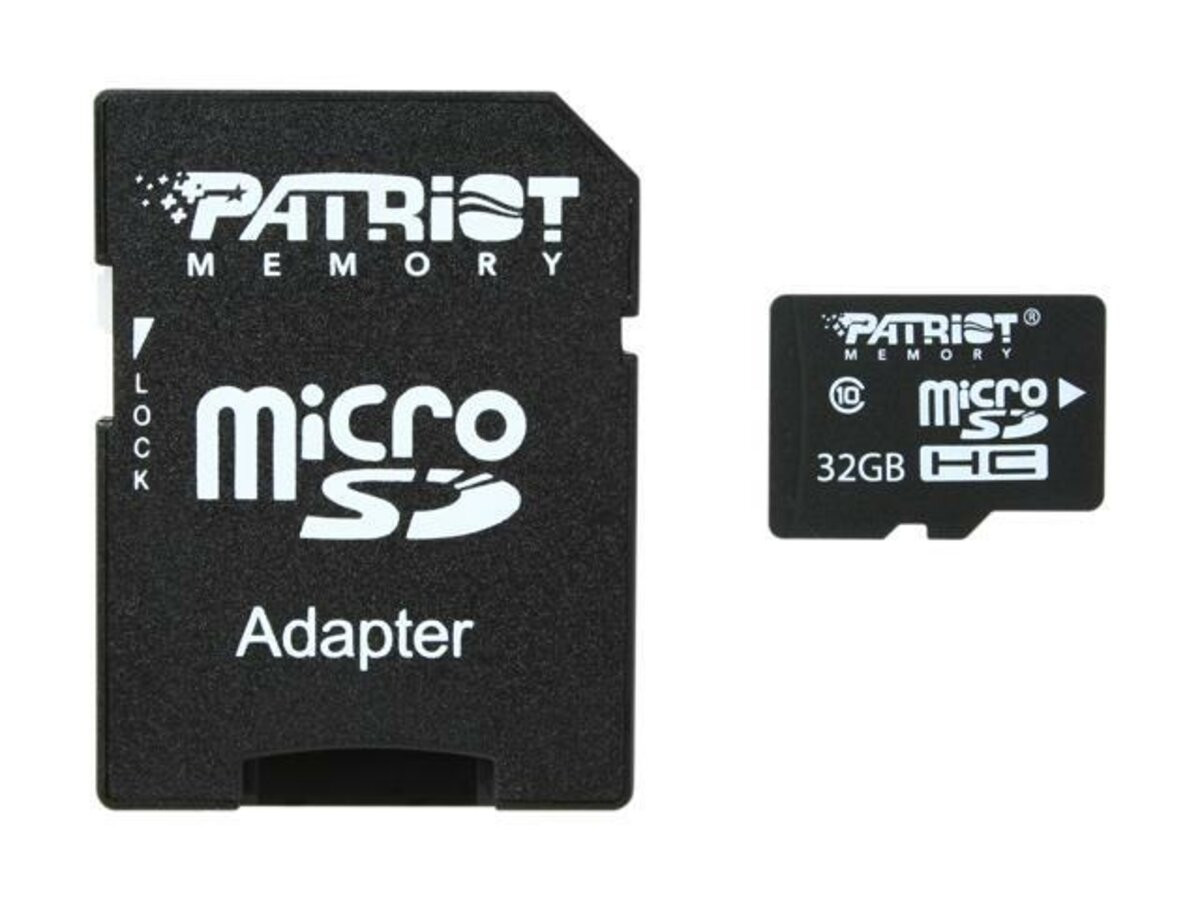 Карта пам'яті Patriot LX Series 32Gb microSDHC (UHS-1) class 10 (adapter SD) - 1