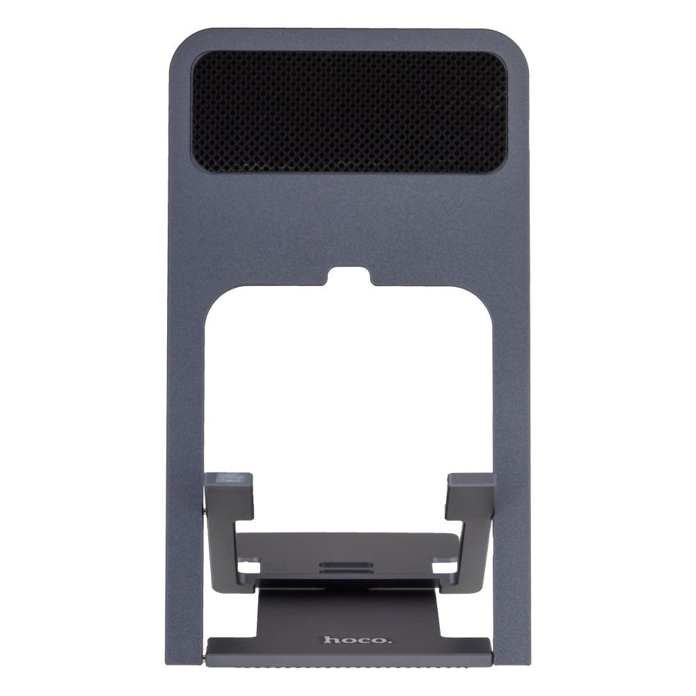 Настiльний Тримач Hoco PH43 Main-way ultra-thin alloy folding desktop stand Gray - 3