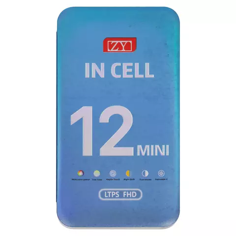 Дисплейний модуль для iPhone 12 mini, Copy, (TFT), ZY, LTPS FHD, Black - 2