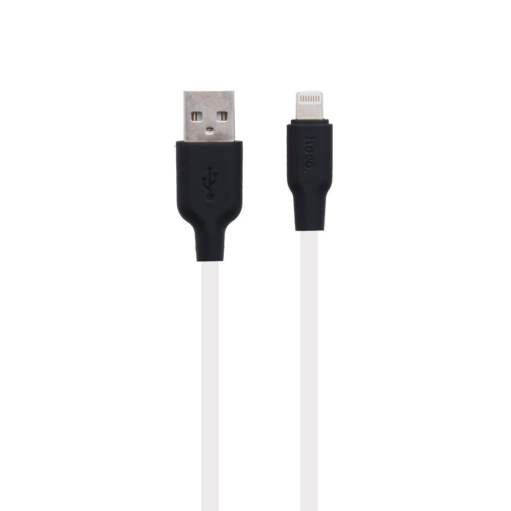 Кабель Hoco X21, Lightning 1m, 2.4A, White - 1