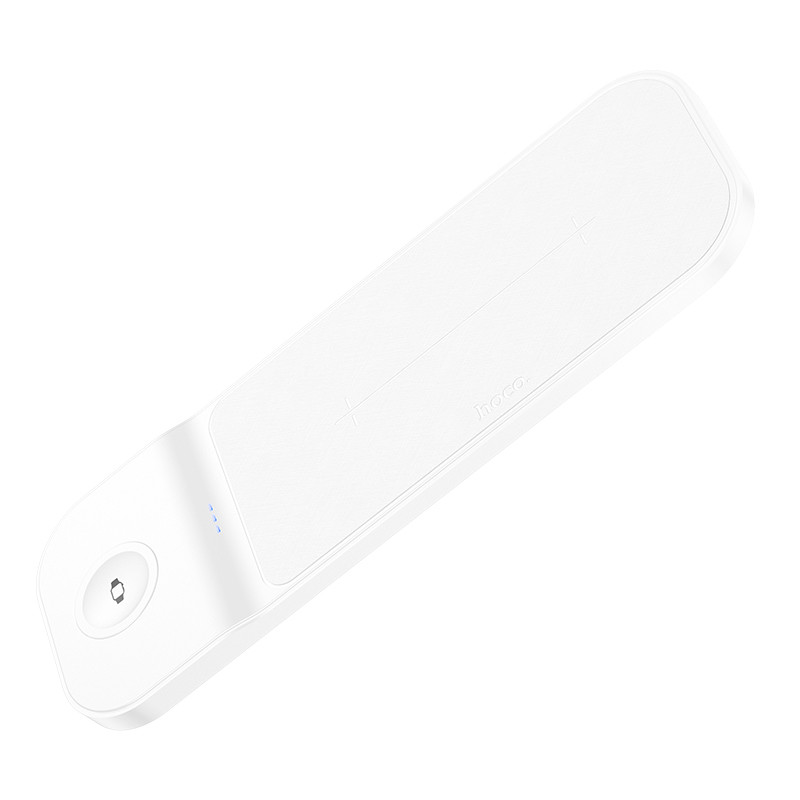 Безпровідний зарядний пристрій Hoco CQ6, 3 in 1, 23W, White - 7
