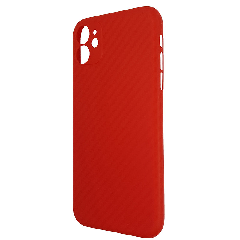 Чохол Anyland Carbon Ultra thin для Apple iPhone 11 Red - 2