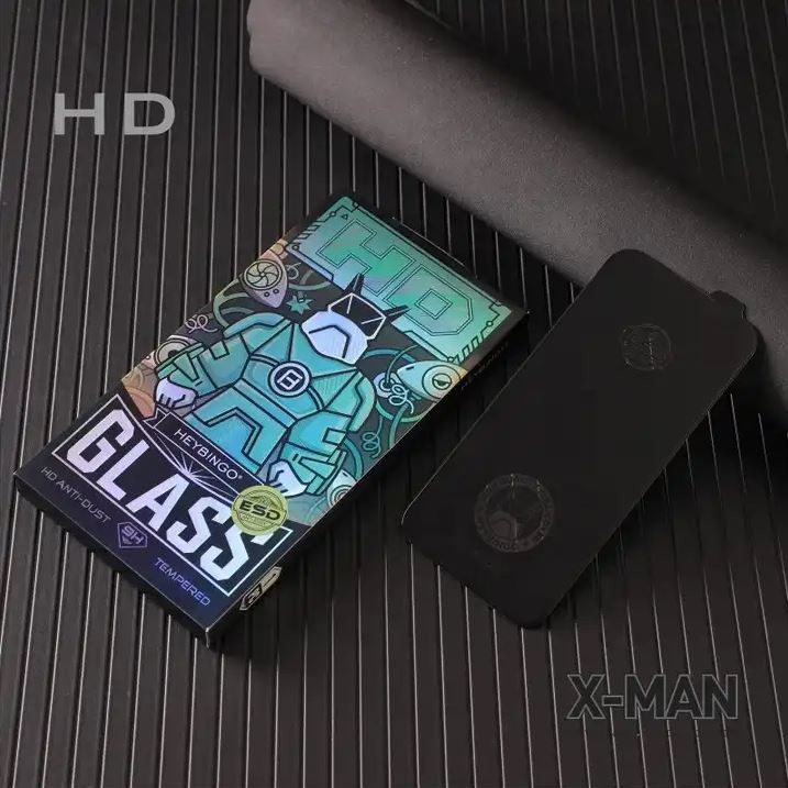 Захисне скло Heybingo HD для iPhone 15 Pro (0,3 mm) Black - 2
