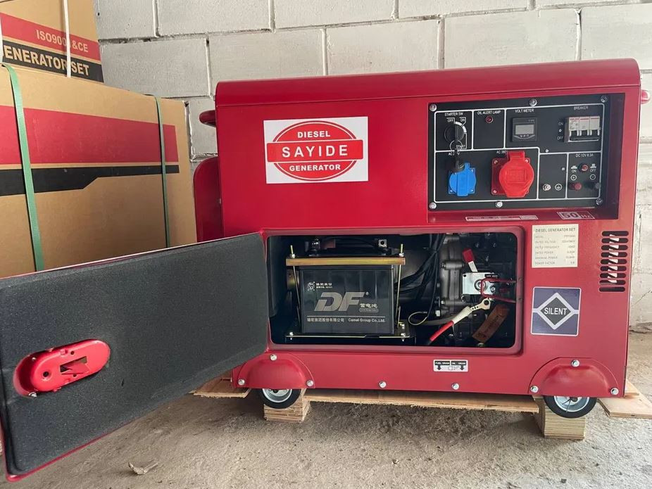 Генератор дизельний Sayide PR10500 10 kWt, трьохфазний з електростартером - 5