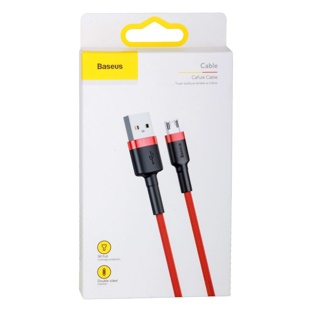 Кабель Baseus Cafule Cable, Micro, 2.4A, 2m, Gray-Black - 7