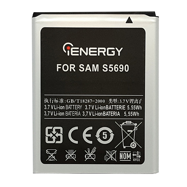Акумулятор iENERGY SAMSUNG S5690/S8600 (EB484659V;EB484659VU) (1500 mAh) - 2