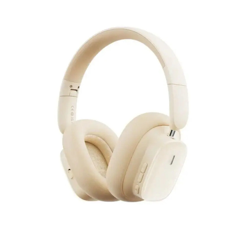 Безпровідна гарнітура Baseus Bowie H1i Noise-Cancellation Wireless Headphones Stellar White - 1