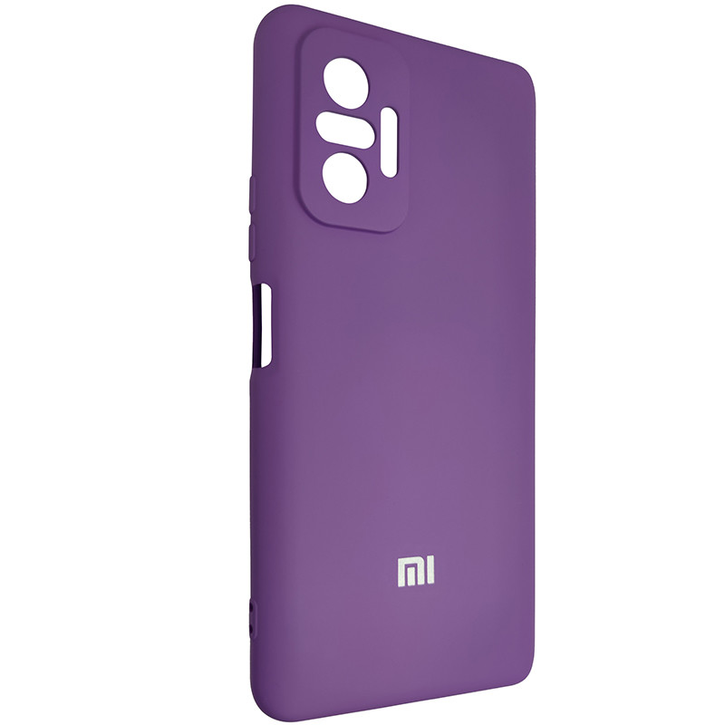 Чохол Silicone Case for Xiaomi Redmi Note 10 Pro Light Violet (41) - 1