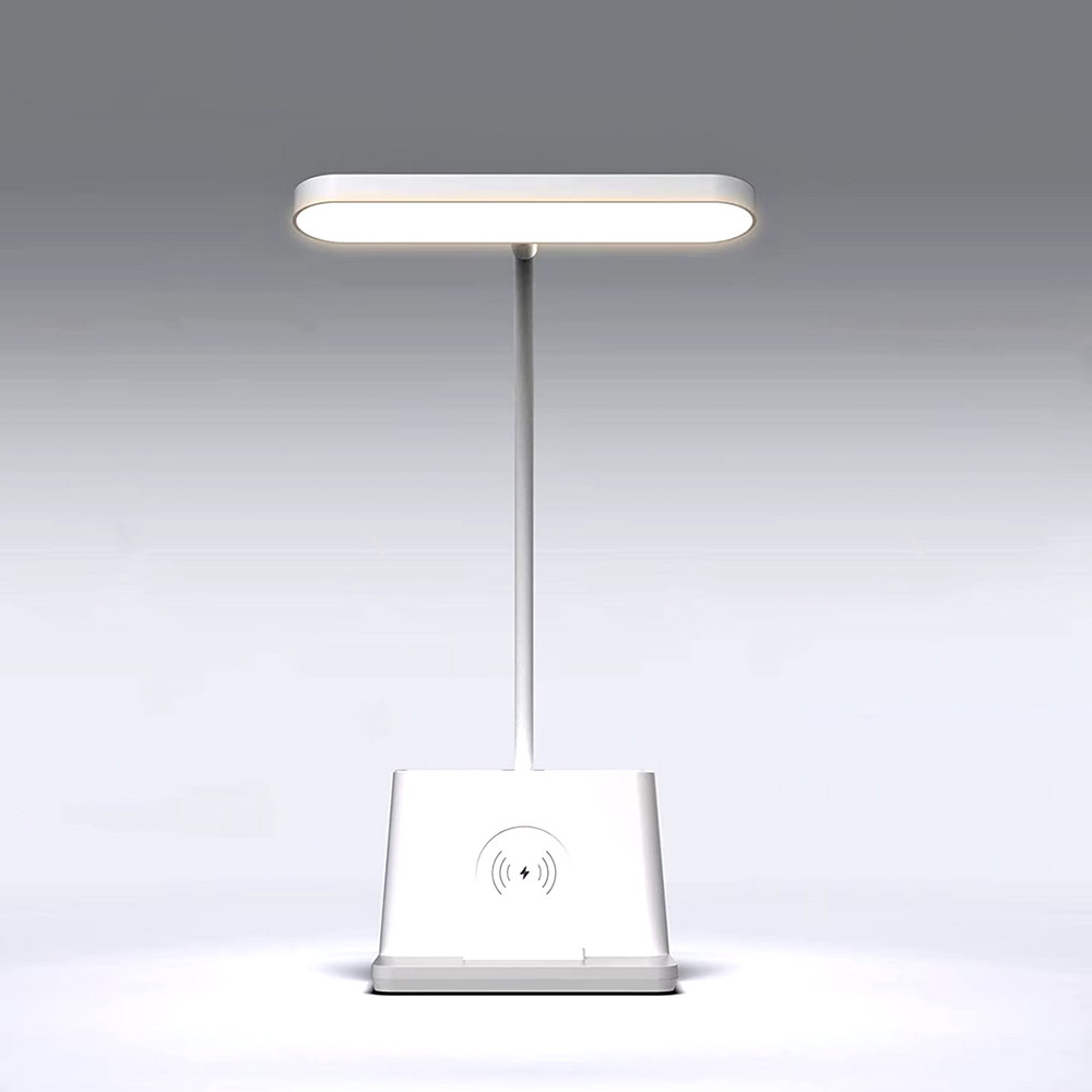 Настільна лампа SD-873W5 LED Flexible, Wireless Charge, White - 3
