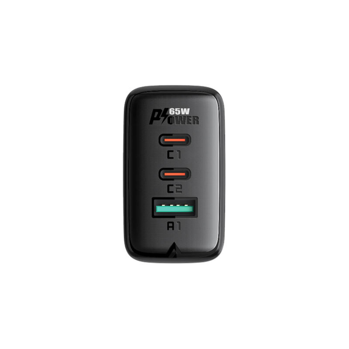 Мережевий зарядний пристрій Acefast A13 PD 65W, 2xUSB-C,1xUSB-A, Cable Type-C to Type-C Black - 8