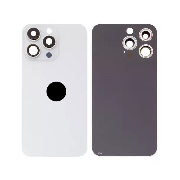 Задня кришка для iPhone 13 Pro, зі склом камери, Small Hole, Silver - 1