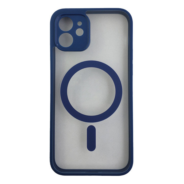 Чохол Transparante Case with MagSafe для iPhone 12 Blue - 1