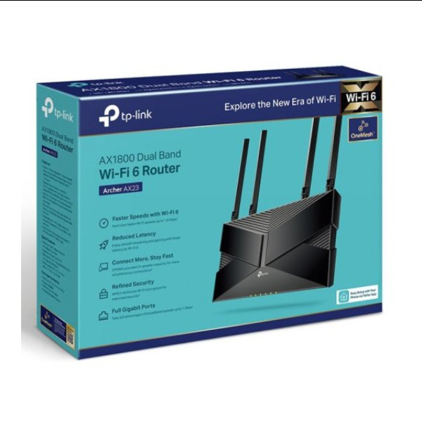 Wi-Fi Роутер TP-Link Archer AX23, Black - 4