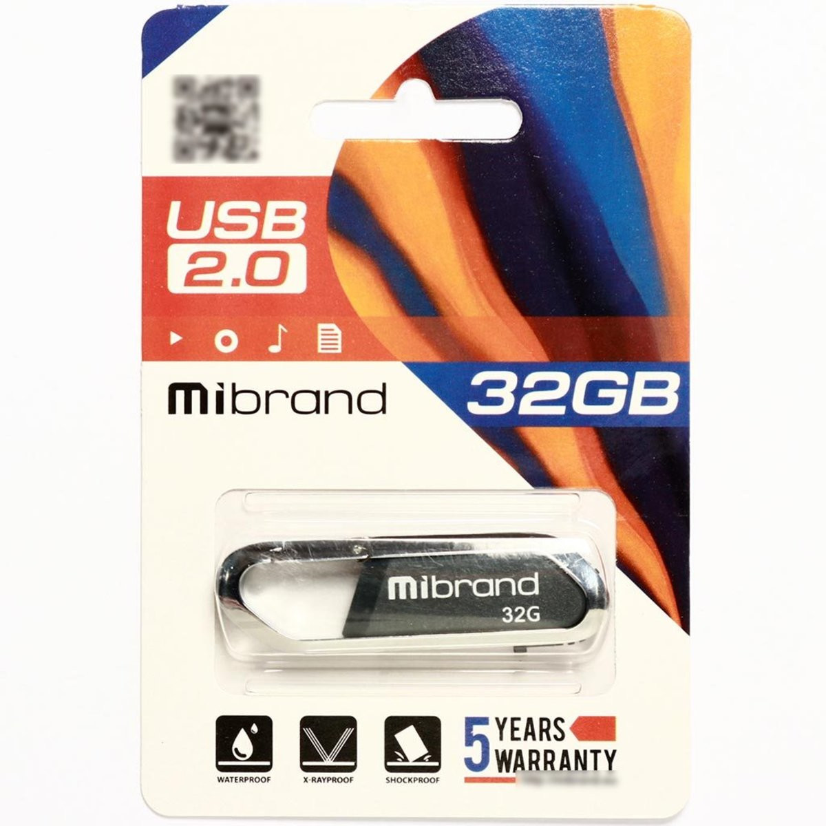 Флешка Mibrand USB 2.0 Aligator 32Gb Grey - 2