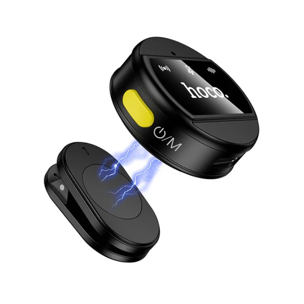 Мікрофон безпровідний Hoco L21 Charm, Lightning, Black - 5